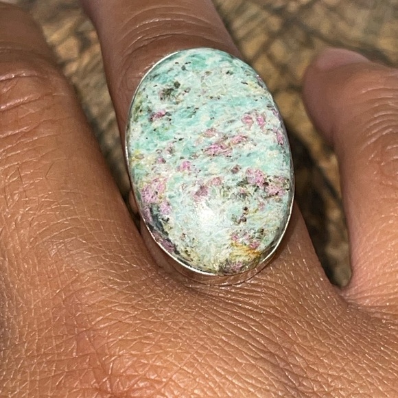 Ruby Fuchsite Ring Size 8 - Picture 2 of 5